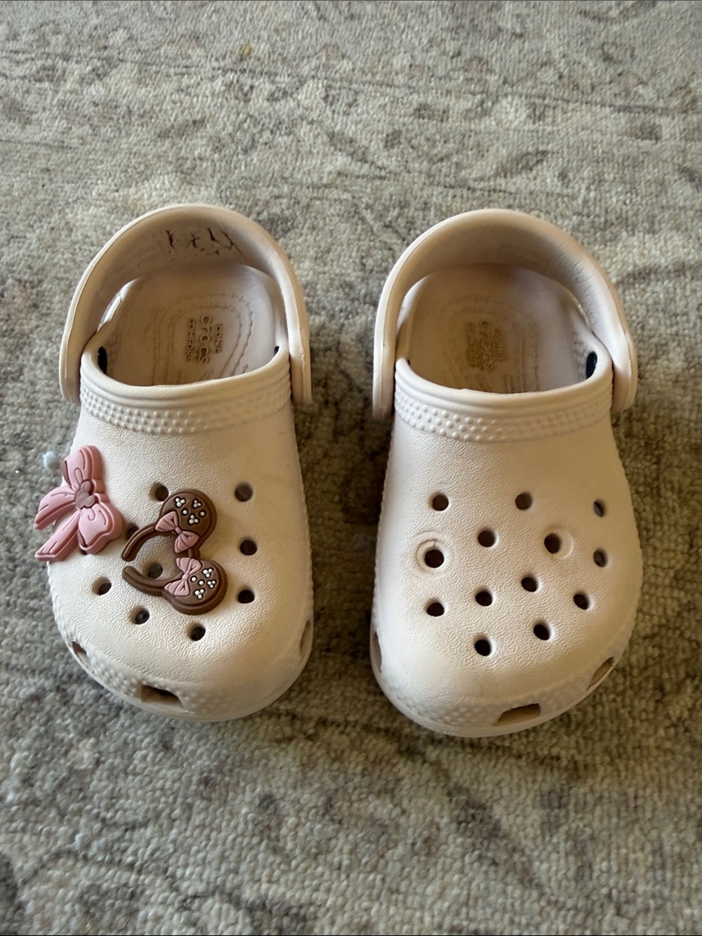 Blush Pink Crocs